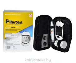 Система мониторинга уровня глюкозы в крови Finetest™ Auto-coding Premium  с принадлежностями и расходными материалами (модель IGM-0017B) (50 шт тест-полосок)