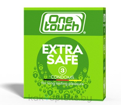 One Touch Extra Safe Презервативы, 3 шт