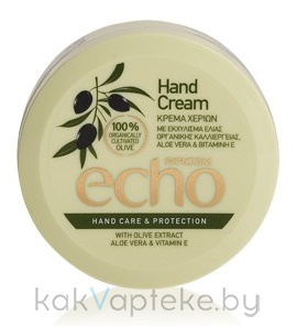 Farcom Echo Увлажняющий крем для рук с экстрактом оливы, алоэ вера и витамином Е 200 мл