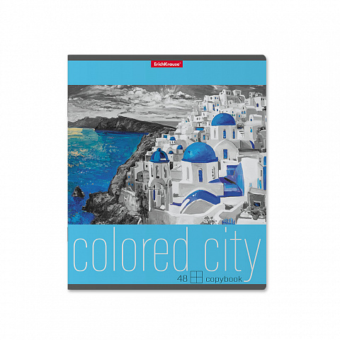 ErichKrause  Тетрадь 48л Colored City, кл. 58275