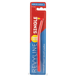 Revyline SM1000 Зубная щетка Монопучковая (красная с желтой щетиной) 1 шт (6946)