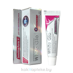 White Glo Зубная паста отбеливающая для чувствительных зубов (Sensitive Forte+) 24  г