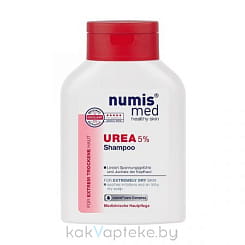 Numis med Шампунь для волос с 5% мочевиной для ежедневного применения для очень сухой кожи головы, 200 мл