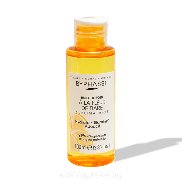BYPHASSE SUBLIMATRICE Масло для лица, тела и волос ЦВЕТКИ ТИАРЕ, 100 мл