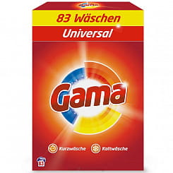 GAMA UNIVERSAL  Стиральный порошок   5,395кг / 83 стирок (картон)