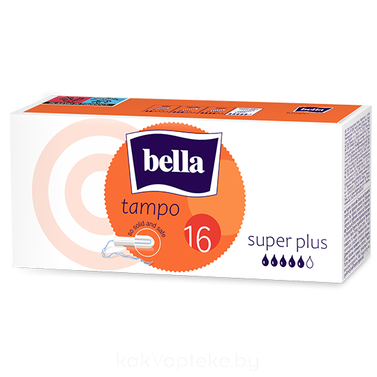 bella for teens Тампоны женские гигиенические "комфорт и надежность" super plus/супер плюс (для обильных выделений) 16 шт