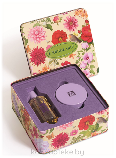 L'Erbolario Набор ИРИС Секреты красоты: Гель для душа 250 мл+Крем для тела 300 мл