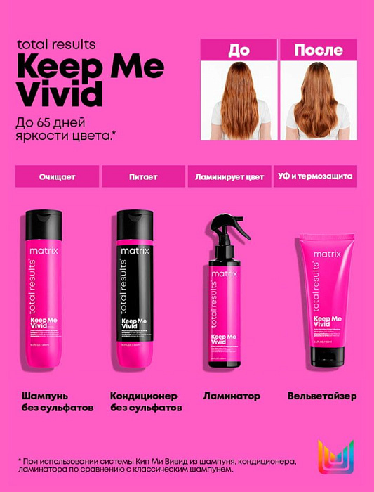 Matrix Кондиционер для глазурирования цвета волос "Keep Me Vivid" гаммы Total Results,300 мл
