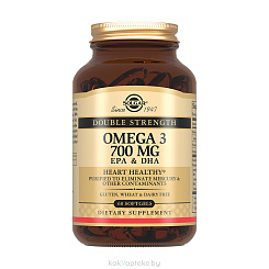 Solgar Двойная омега 3 700 мг ЭПК и ДГК, БАД капсулы №60