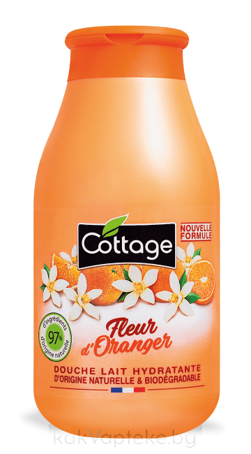 COTTAGE Увлажняющее молочко для душа Orange Blossom /Moisturizing Shower Milk, 250 мл