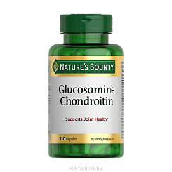 Nature's Bounty Глюкозамин-Хондроитин, БАД капсулы №110