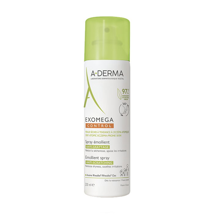 A-DERMA EXOMEGA CONTROL Смягчающий спрей-эмолент 200 мл