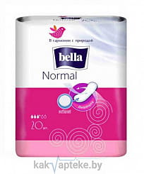 Bella Normal (softiplait) Прокладки женские гигиенические впитывающие 20 шт