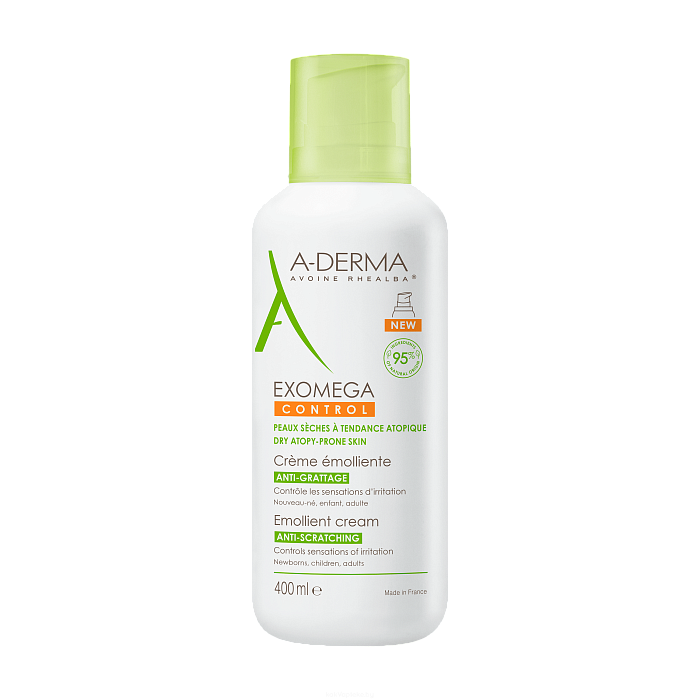 A-DERMA EXOMEGA CONTROL Смягчающий крем для лица и тела 400 мл