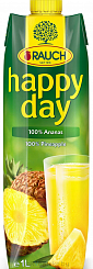 Сок RAUCH happy day 100% Pineapple фруктовый восстановленный пастеризованный Ананасовый, 1л
