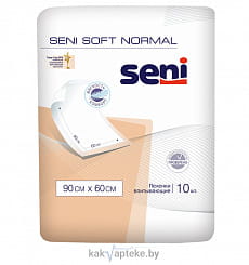 Seni Soft Normal Пеленки одноразовые (впитывающие) 90х60 10 шт