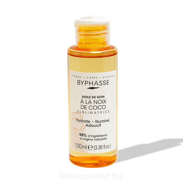 BYPHASSE SUBLIMATRICE Масло для лица, тела и волос КОКОС, 100 мл