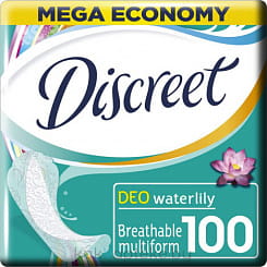 Discreet DeoWater Lily Multiform Женские гигиенические прокладки на каждый день, 100 шт