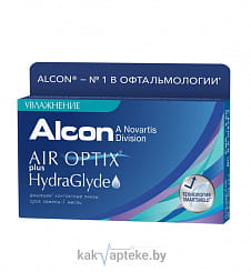 Линзы контактные мягкие AIR OPTIX plus HydraGlyde -0,5