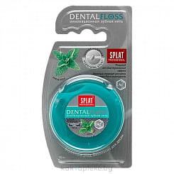 Мятная зубная нить SPLAT Professional DentalFloss с волокнами серебра 30 м