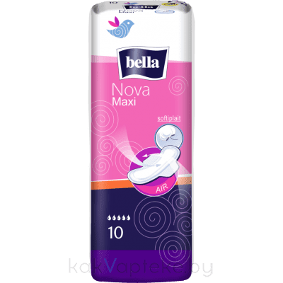 Bella Nova maxi (softiplait) Прокладки женские гигиенические впитывающие 10 шт