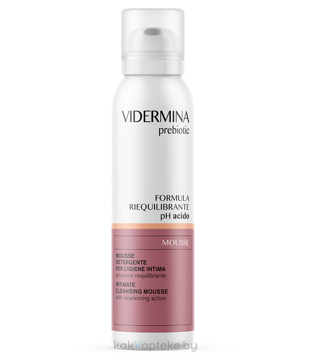 Vidermina prebiotic Мусс для интимной гигиены с кислотным уровнем рН 150 мл