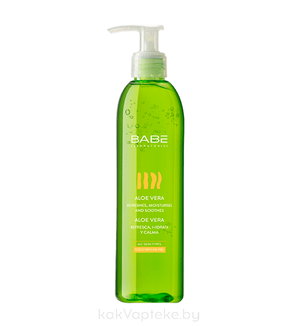 LABORATORIOS BABE Увлажняющий гель для тела Алоэ 100 % / ALOE VERA, 395мл