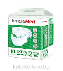 TerezaMed Подгузники взрослые одноразовые для больных с недержанием Medium Extra (№2) 10 шт