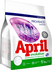 April Evolution автомат Provence Средство моющее синтетическое порошкообразное универсальное, 3 кг