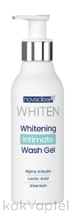 Novaclear Whiten Гель для интимной гигиены отбеливающий, 200 мл
