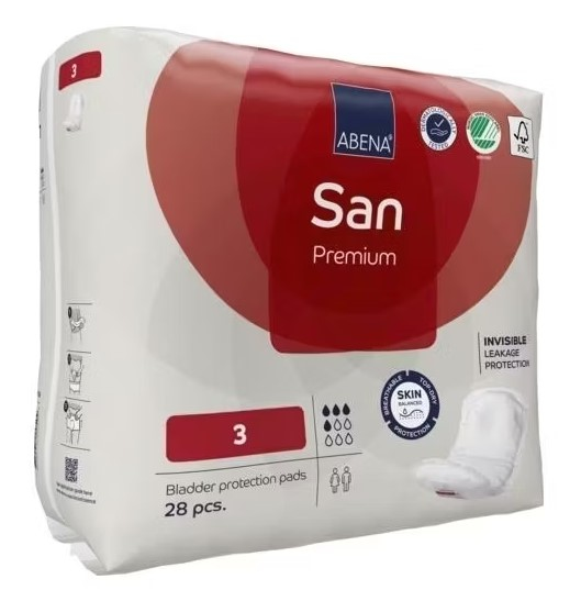 Abena San Premium Прокладки одноразовые урологические для взрослых (3), 28 шт