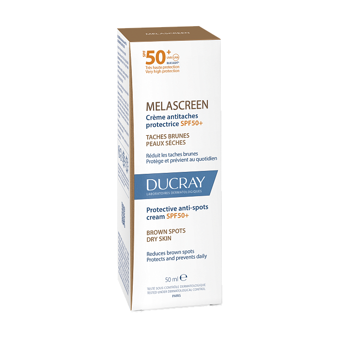 DUCRAY MELASCREEN Защитный крем против пигментации SPF50+ (для осветления кожи) 50 мл