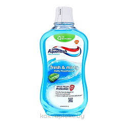 Aquafresh Ополаскиватель для полости рта Освежающе-Мятный 500 мл