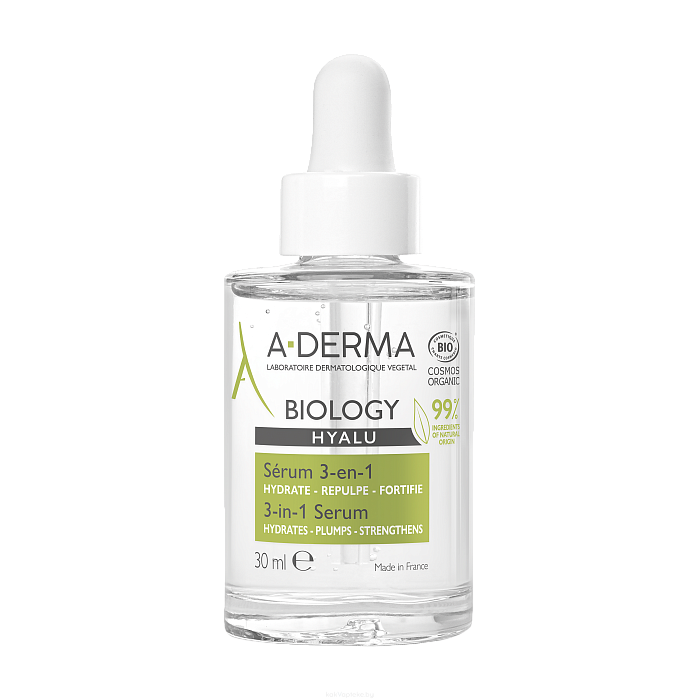 A-DERMA BIOLOGY Сыворотка 3 в 1 30 мл
