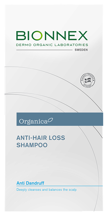 Bionnex Organica Шампунь против выпадения волос против перхоти, 300мл