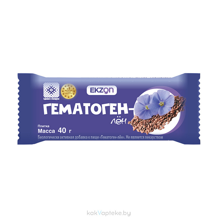 Гематоген лён 40г