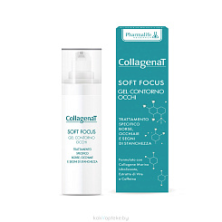 Pharmalife Research CollagenaT Soft Focus eye contour gel Гель для контура глаз с морским коллагеном кофеином и пептидами 30 мл