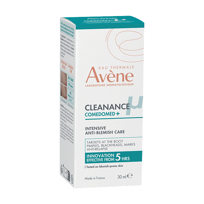 AVENE CLEANANCE COMEDOMED+ Интенсивный концентрат для проблемной кожи, склонной к акне для ухода за кожей детей с 9 лет и взрослых 30 мл