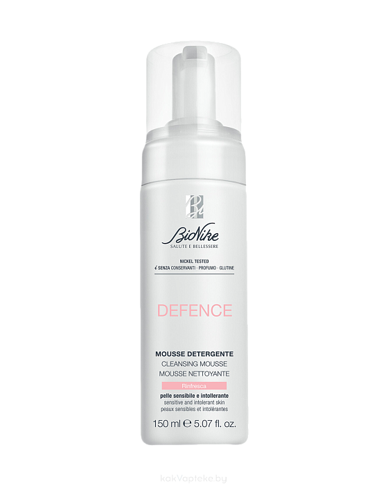 BioNike Очищающая пенка для лица Defence Cleansing mousse, 150 мл