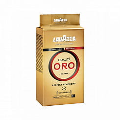 Lavazza Кофе натуральный жареный молотый среднеобжаренный Qualita Oro , 250 гр