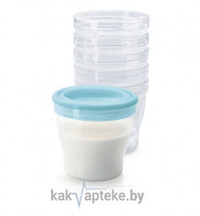 Happy Baby Набор контейнеров для хранения грудного молока и детского питания (в наборе 6 шт), арт. 15044