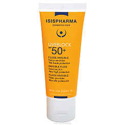 ISISPHARMA UVEBLOCK SPF 50+ INVISIBLE  Флюид невидимый  с очень высокой степенью защиты от солнечного излучения, 40мл