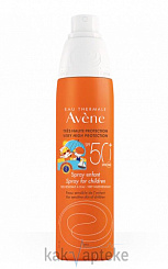 AVENE Детский Солнцезащитный спрей SPF 50+  200 мл