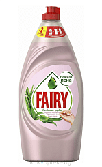 FAIRY Средство для мытья посуды Нежные руки Аромат Розового Жасмина и Алоэ Вера, 900мл
