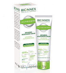 Bionnex Acnederm Восстанавливающий увлажняющий крем для лица для кожи склонной к акне, 30 мл