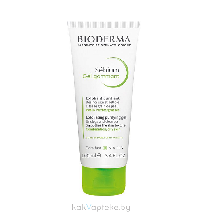 Bioderma Гель для лица гуммирующий Sebium 100 мл