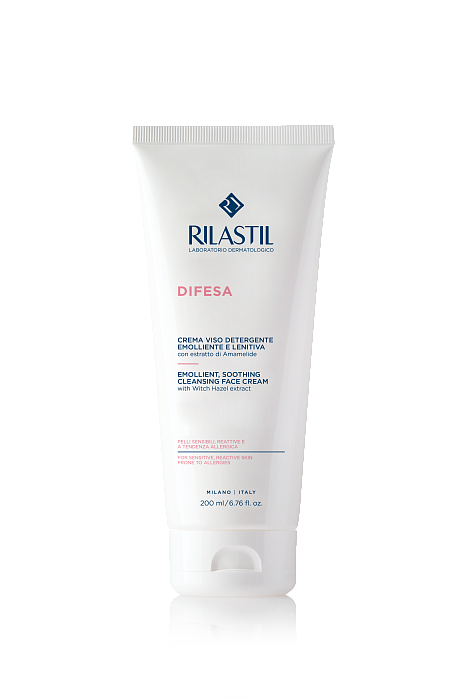 Rilastil DIFESA Смягчающий, успокаивающий, очищающий крем для лица 200 мл
