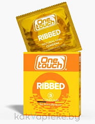 One Touch Ribbed Презервативы, 3 шт