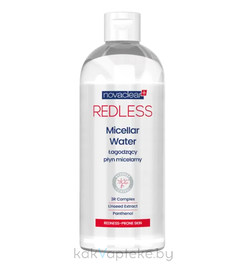 Novaclear Redless успокаивающая мицеллярная вода 400 мл