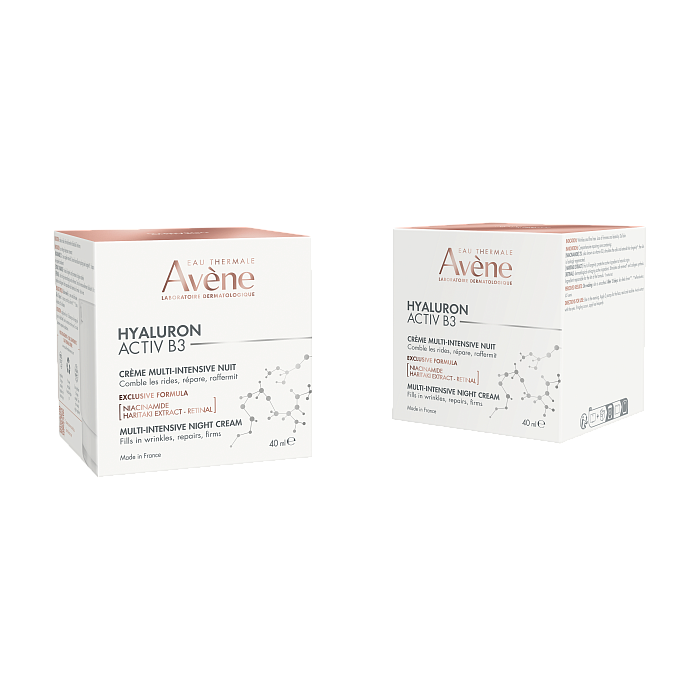 AVENE HYALURON ACTIV B3 Крем мультиинтенсивный омолаживающий ночной 40 мл